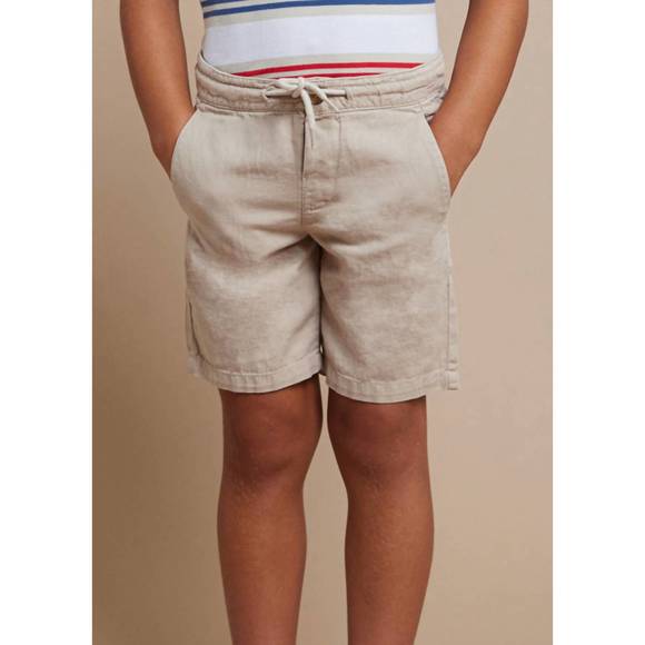 NEW MAYORAL boys linen shorts in semolina - Picture 1 of 5